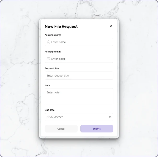 File Request preview